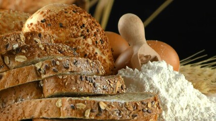 Delicious Fresh Bread Food Concept
