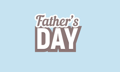 Fathers day banner.