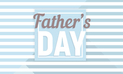 Father's day. Banner. Vector illustration.