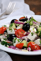 Greek Salad with Orzo