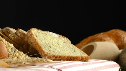 Delicious Fresh Bread Food Concept