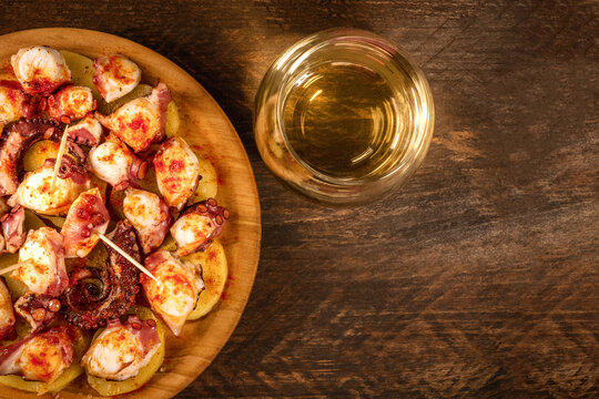 Pulpo a la gallega, traditional Spanish Galician dish