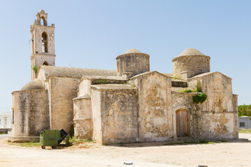 Archaggelos Michael Church in Yialousa, Karpasia, Cyprus- old church view