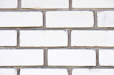 White brick wall