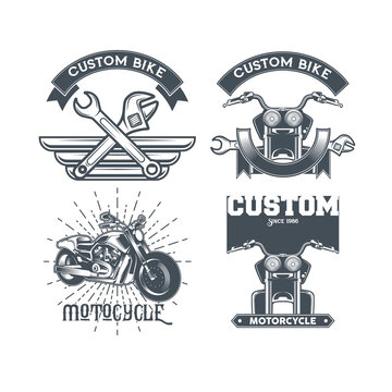 vintage motorcycle label