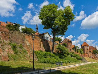 Stadtmauer und Burgtor in Tangermünde