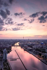 Deurstickers Berlin skyline © Katja Xenikis