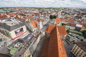 Deurstickers Aerial view of Munich Bavaria southern Germany Europe © ClickAlps