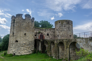Fototapeta na wymiar Ancient medieval castle