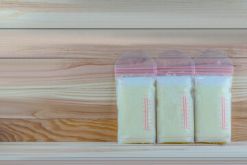 Frozen breast milk for kids