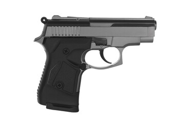 Pistol isolated on white