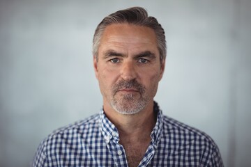 Portrait of serious mature businessman