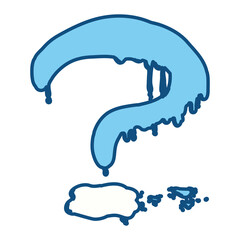 Question mark symbol icon vector illustration  graphic  design