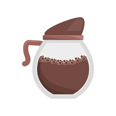 Coffee kettle isolated icon vector illustration graphic design