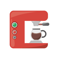 Coffee espresso machine icon vector illustration graphic design
