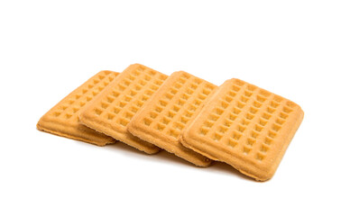Butter biscuits isolated