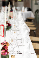 Tischgedeck im Restaurant