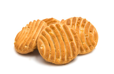 Butter biscuits isolated