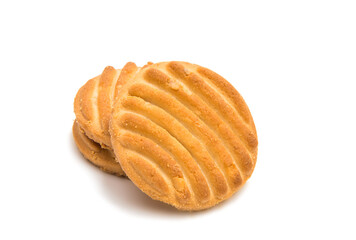 Butter biscuits isolated