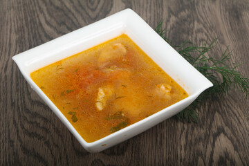 Salmon soup