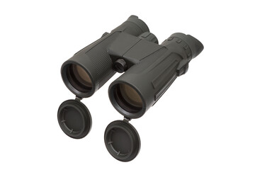 binoculars isolated on white