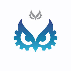 Owl Work Logo Concept for Industry Brand