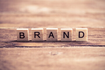 business conceptual word of wooden elements with letters