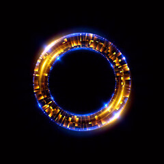 Abstract background. luminous swirling. Elegant glowing circle. .Sparking particle. Space tunnel. Glossy jellyfish. Colorful ellipse. Glint sphere