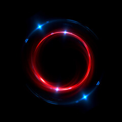 Abstract background. luminous swirling. Elegant glowing circle. .Sparking particle. Space tunnel. Glossy jellyfish. Colorful ellipse. Glint sphere