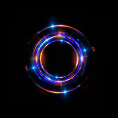 Abstract background. luminous swirling. Elegant glowing circle. .Sparking particle. Space tunnel. Glossy jellyfish. Colorful ellipse. Glint sphere