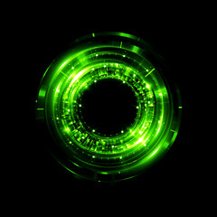 Abstract background. luminous swirling. Elegant glowing circle. .Sparking particle. Space tunnel. Glossy jellyfish. Colorful ellipse. Glint sphere