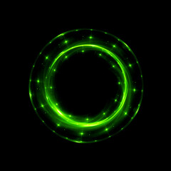 Abstract background. luminous swirling. Elegant glowing circle. .Sparking particle. Space tunnel. Glossy jellyfish. Colorful ellipse. Glint sphere