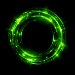 Abstract background. luminous swirling. Elegant glowing circle. .Sparking particle. Space tunnel. Glossy jellyfish. Colorful ellipse. Glint sphere