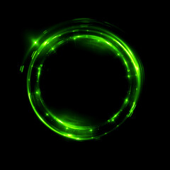 Abstract background. luminous swirling. Elegant glowing circle. .Sparking particle. Space tunnel. Glossy jellyfish. Colorful ellipse. Glint sphere