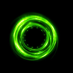 Abstract background. luminous swirling. Elegant glowing circle. .Sparking particle. Space tunnel. Glossy jellyfish. Colorful ellipse. Glint sphere