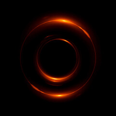 Abstract background. luminous swirling. Elegant glowing circle. .Sparking particle. Space tunnel. Glossy jellyfish. Colorful ellipse. Glint sphere