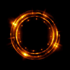 Abstract background. luminous swirling. Elegant glowing circle. .Sparking particle. Space tunnel. Glossy jellyfish. Colorful ellipse. Glint sphere