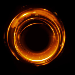 Abstract background. luminous swirling. Elegant glowing circle. .Sparking particle. Space tunnel. Glossy jellyfish. Colorful ellipse. Glint sphere