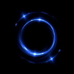 Abstract background. luminous swirling. Elegant glowing circle. .Sparking particle. Space tunnel. Glossy jellyfish. Colorful ellipse. Glint sphere