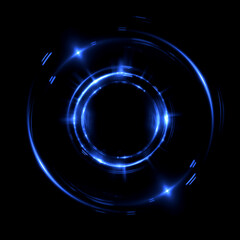 Abstract background. luminous swirling. Elegant glowing circle. .Sparking particle. Space tunnel. Glossy jellyfish. Colorful ellipse. Glint sphere