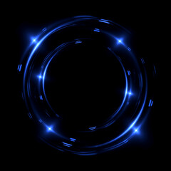 Abstract background. luminous swirling. Elegant glowing circle. .Sparking particle. Space tunnel. Glossy jellyfish. Colorful ellipse. Glint sphere