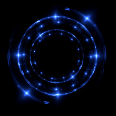 Abstract background. luminous swirling. Elegant glowing circle. .Sparking particle. Space tunnel. Glossy jellyfish. Colorful ellipse. Glint sphere