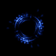 Abstract background. luminous swirling. Elegant glowing circle. .Sparking particle. Space tunnel. Glossy jellyfish. Colorful ellipse. Glint sphere