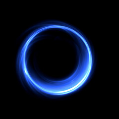 Abstract background. luminous swirling. Elegant glowing circle. .Sparking particle. Space tunnel. Glossy jellyfish. Colorful ellipse. Glint sphere