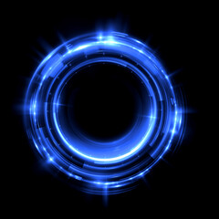 Abstract background. luminous swirling. Elegant glowing circle. .Sparking particle. Space tunnel. Glossy jellyfish. Colorful ellipse. Glint sphere