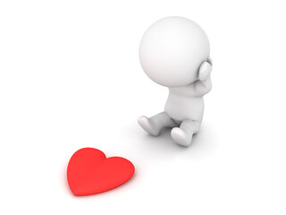 3D Character being broken hearted