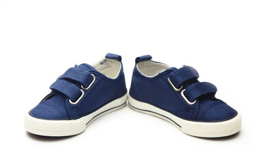 Small Pair of Shoes Isolated on a White Background