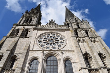 Fototapeta na wymiar Cathédrale Notre-Dame de Chartres