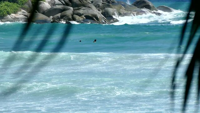 surfing in the monsoon season
