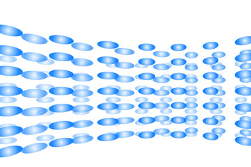 ドット　パース　ブルー